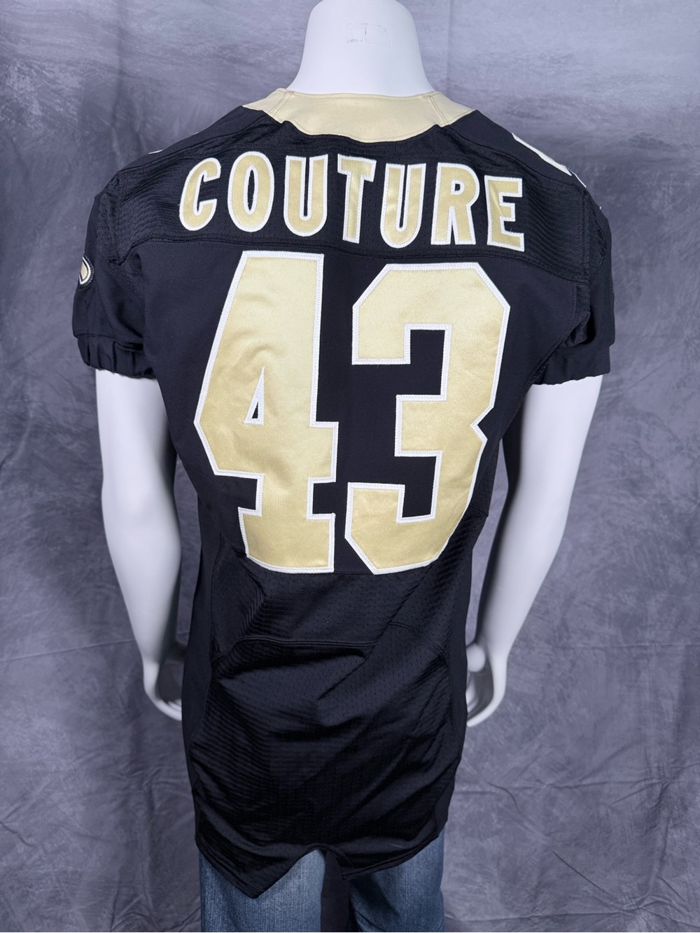 Men's Black & Gold 'Couture' Football Jersey